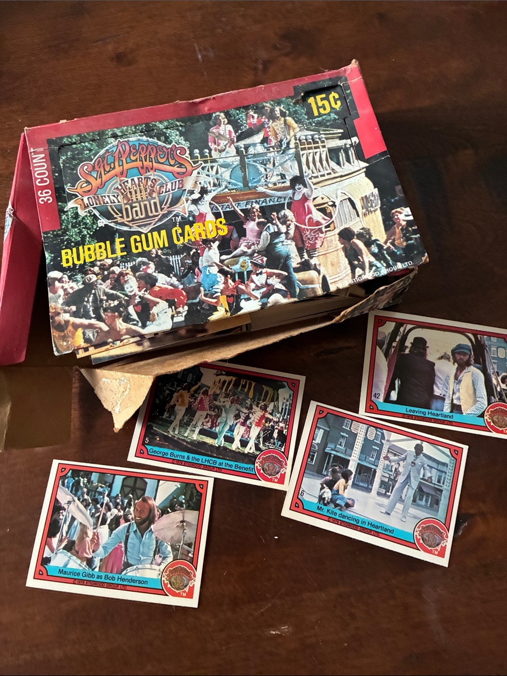 Sgt Pepper’s trading cards — 1978 Frampton Bee Gees musical Beatles tribute film